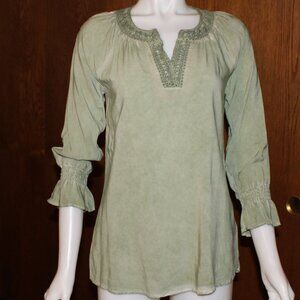 🎉HP🎉Spense Green Matcha Tunic Top